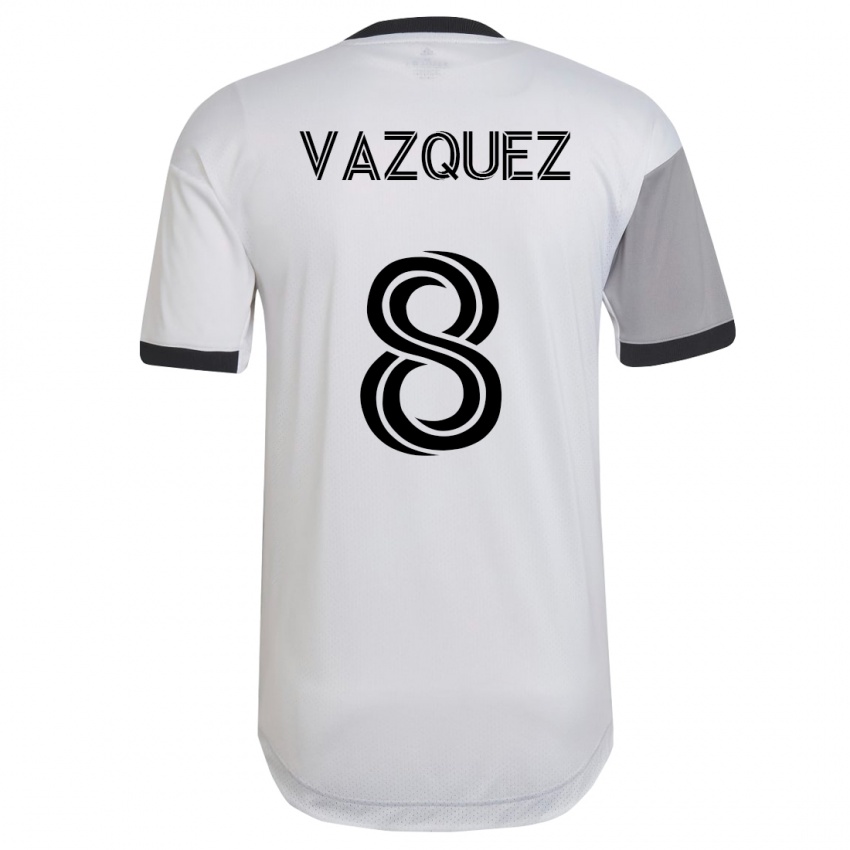 Dětské Víctor Vázquez #8 Bílý Daleko Hráčské Dresy 2023/24 Dres