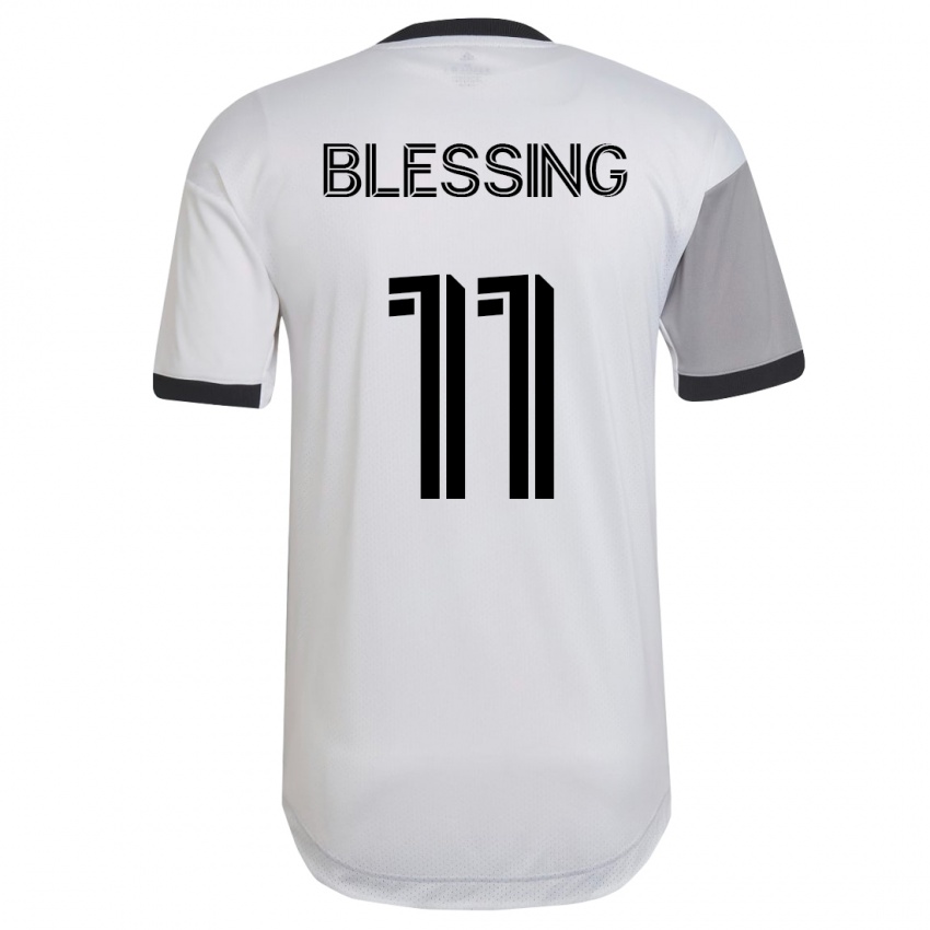 Dětské Latif Blessing #11 Bílý Daleko Hráčské Dresy 2023/24 Dres