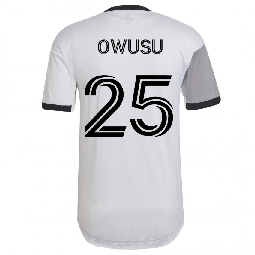 Dětské Prince Osei Owusu #25 Bílý Daleko Hráčské Dresy 2023/24 Dres