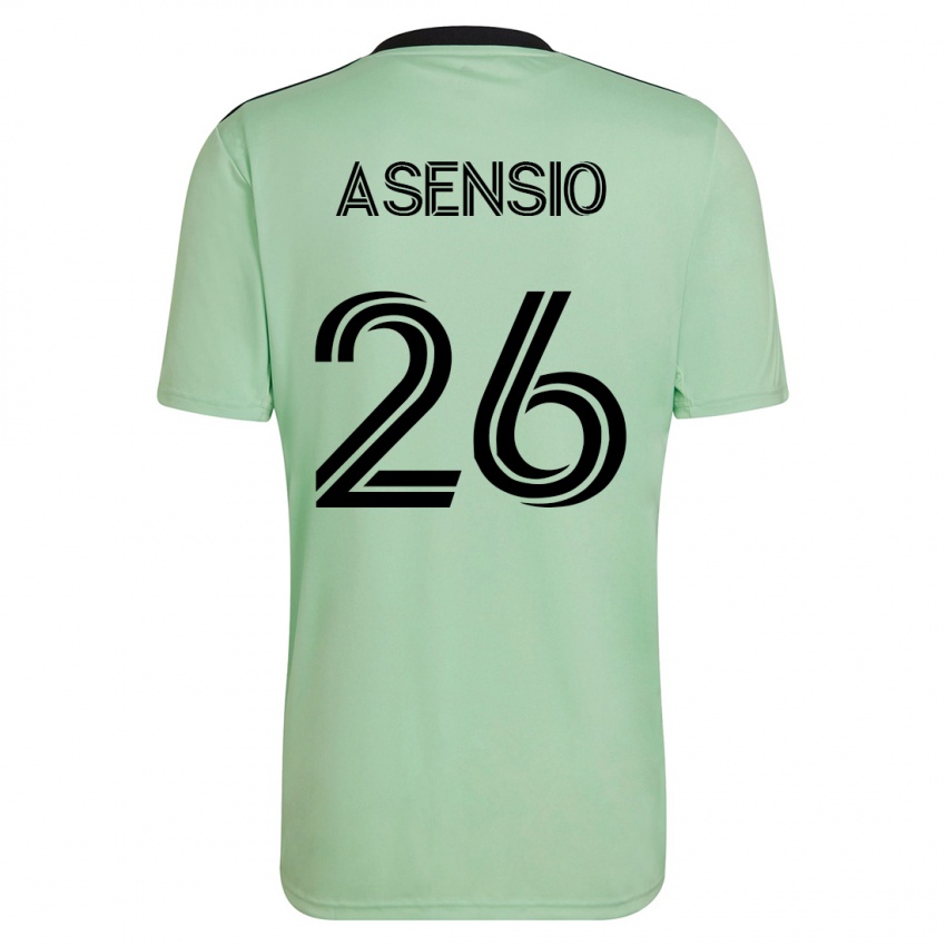 Dětské Charlie Asensio #26 Světle Zelená Daleko Hráčské Dresy 2023/24 Dres