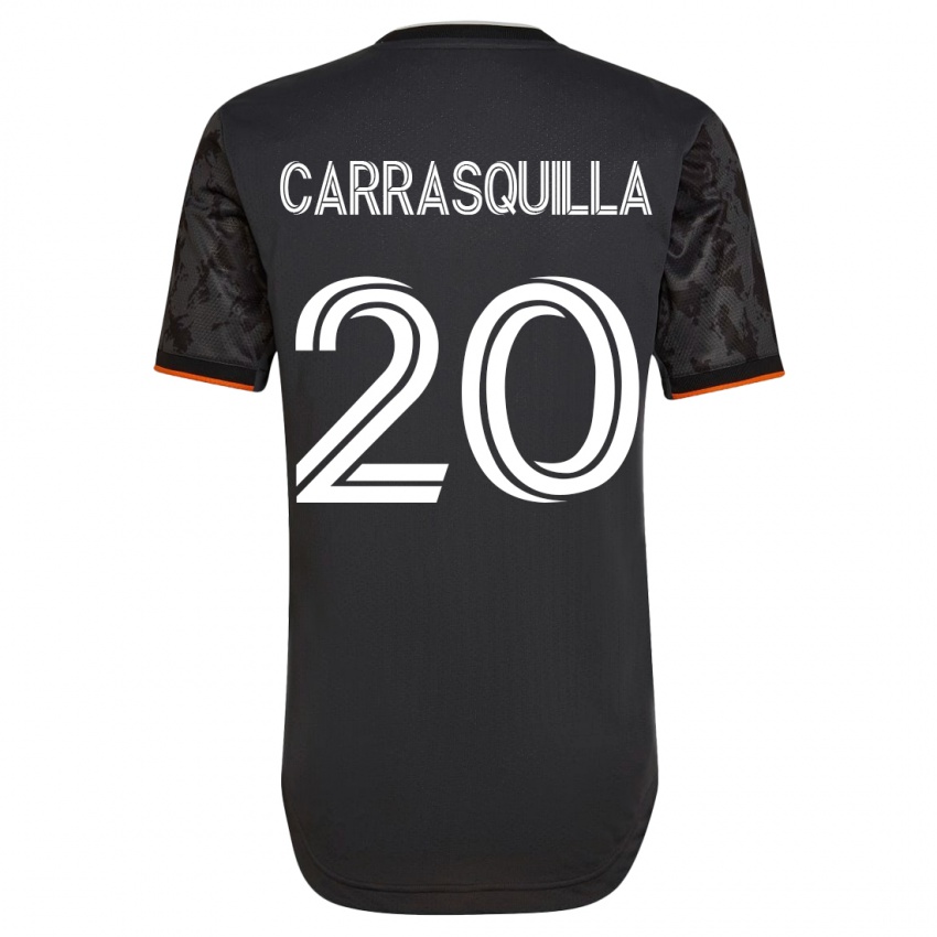 Dětské Adalberto Carrasquilla #20 Černá Daleko Hráčské Dresy 2023/24 Dres