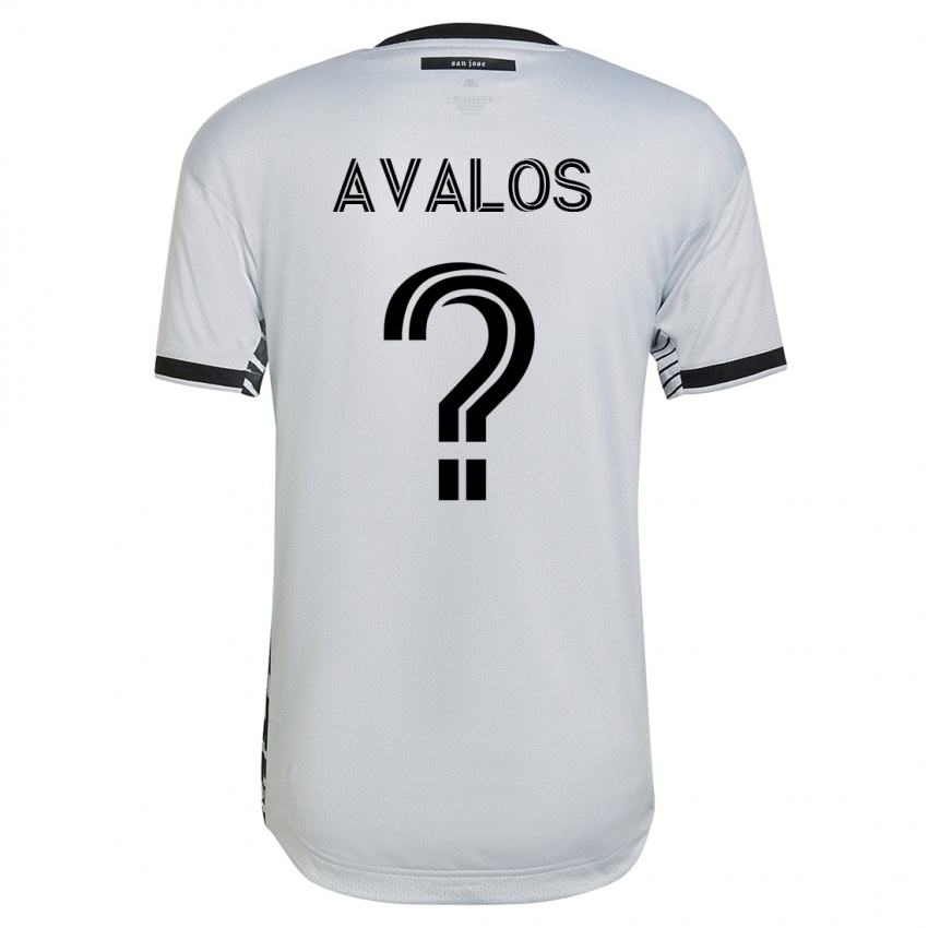 Dětské Marcelo Avalos #0 Bílý Daleko Hráčské Dresy 2023/24 Dres