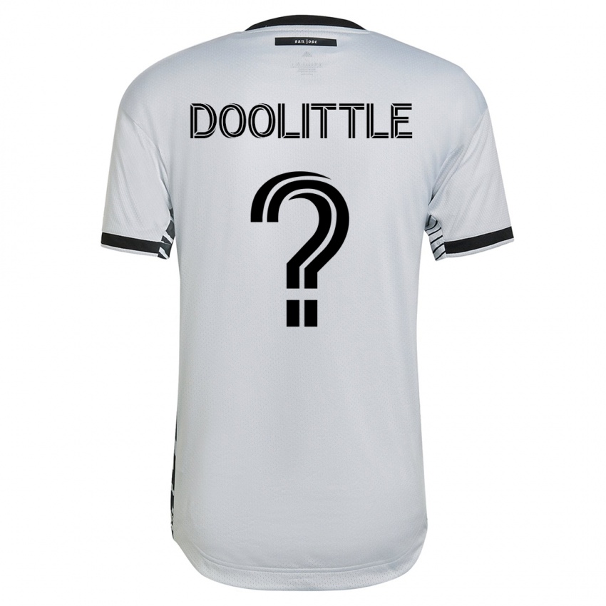 Dětské Brooks Doolittle #0 Bílý Daleko Hráčské Dresy 2023/24 Dres