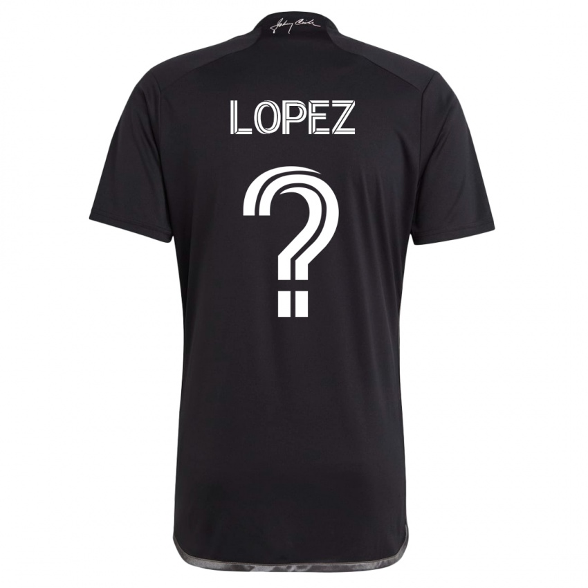 Dětské Alejandro Velazquez-Lopez #0 Černá Daleko Hráčské Dresy 2023/24 Dres