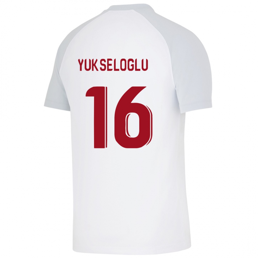 Dětské Ayaz Yükseloğlu #16 Bílý Daleko Hráčské Dresy 2023/24 Dres