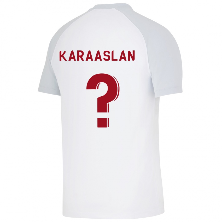 Dětské Ahmet Kerem Karaaslan #0 Bílý Daleko Hráčské Dresy 2023/24 Dres