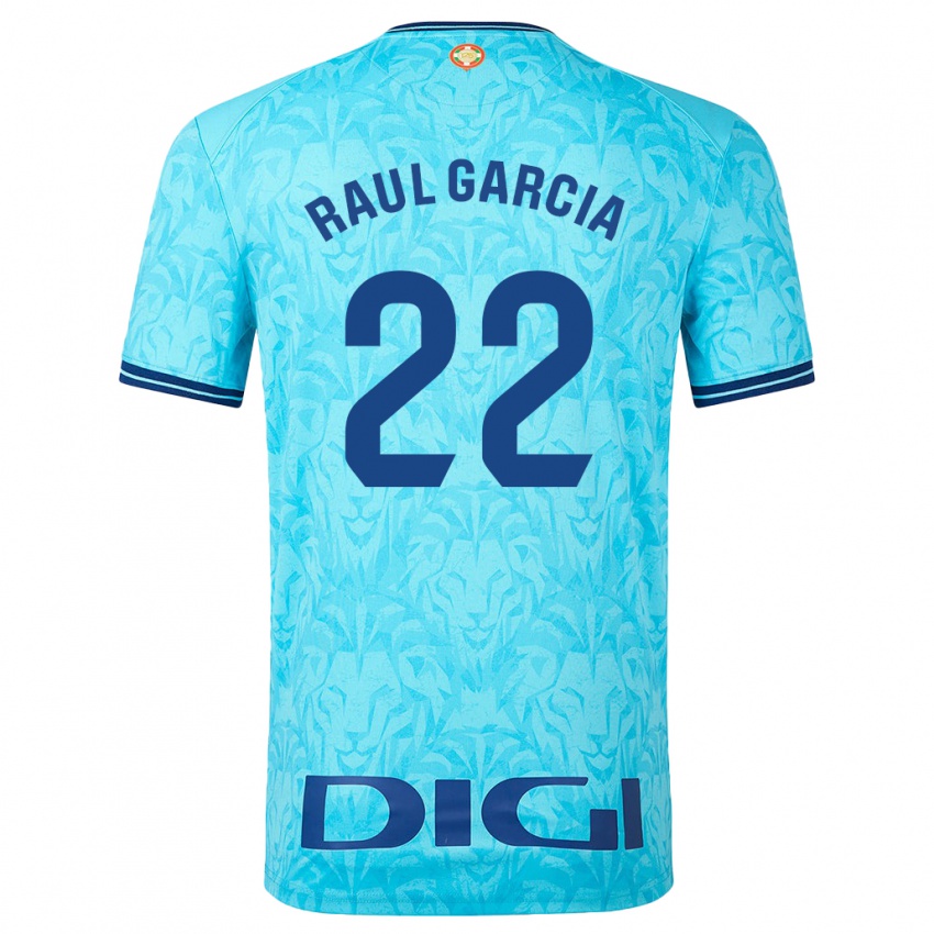 Dětské Raúl García #22 Modrá Obloha Daleko Hráčské Dresy 2023/24 Dres