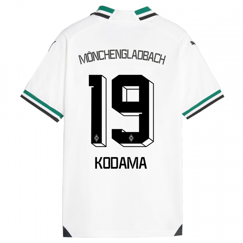 Pánské Keiko Kodama #19 Bílá Zelená Domů Hráčské Dresy 2023/24 Dres