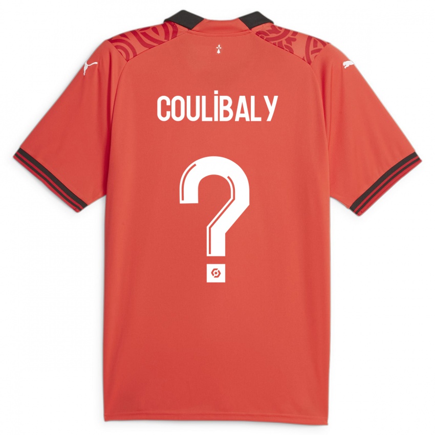 Pánské Joël Coulibaly #0 Červené Domů Hráčské Dresy 2023/24 Dres
