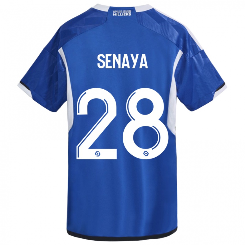 Pánské Marvin Senaya #28 Modrý Domů Hráčské Dresy 2023/24 Dres