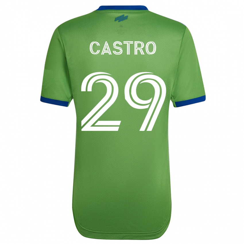 Pánské Jacob Castro #29 Zelená Domů Hráčské Dresy 2023/24 Dres