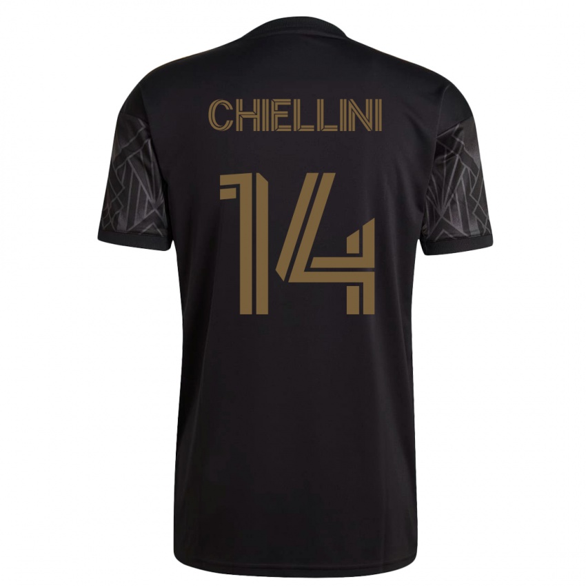 Pánské Giorgio Chiellini #14 Černá Domů Hráčské Dresy 2023/24 Dres