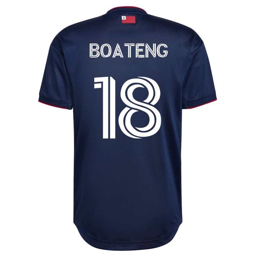 Pánské Emmanuel Boateng #18 Námořnictvo Domů Hráčské Dresy 2023/24 Dres