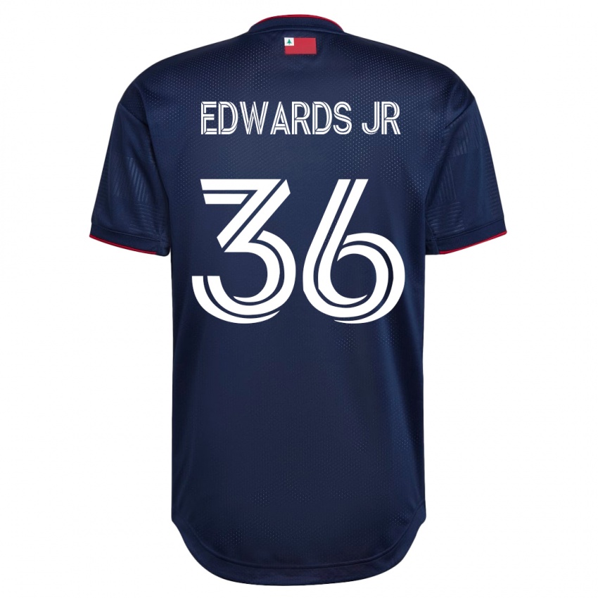 Pánské Earl Edwards Jr. #36 Námořnictvo Domů Hráčské Dresy 2023/24 Dres