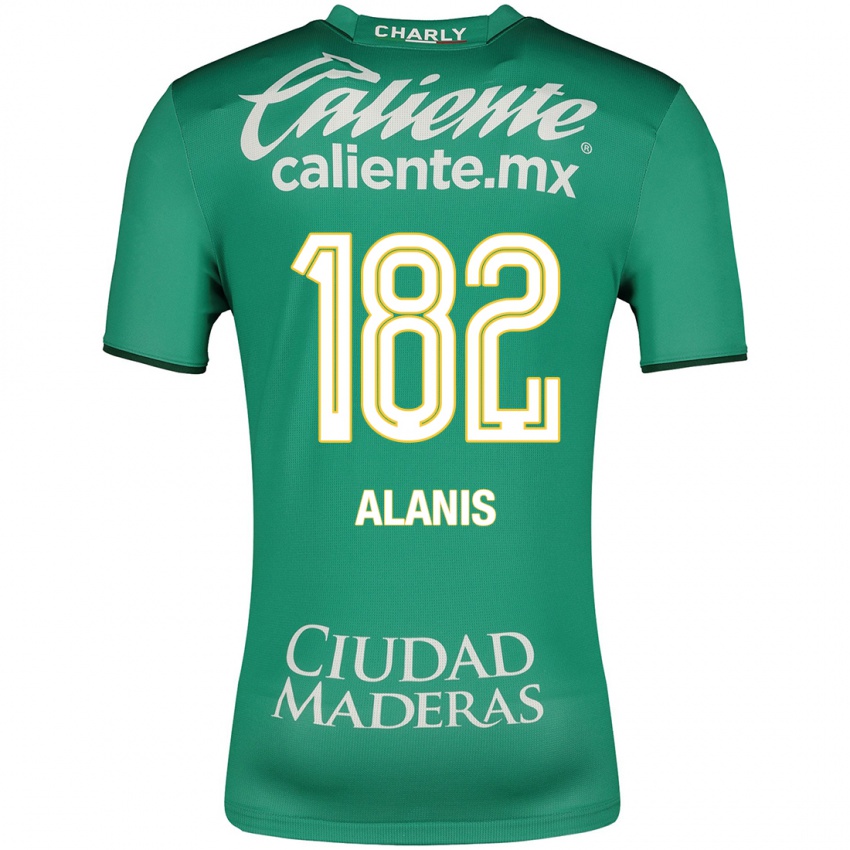 Pánské Alejandro Alanís #182 Zelená Domů Hráčské Dresy 2023/24 Dres