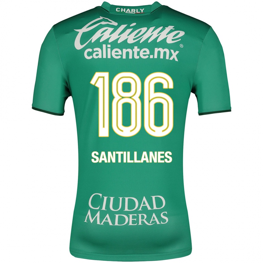 Pánské Antonio Santillanes #186 Zelená Domů Hráčské Dresy 2023/24 Dres