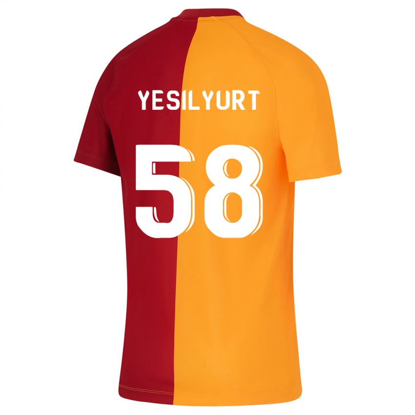 Pánské Ali Yeşilyurt #58 Oranžový Domů Hráčské Dresy 2023/24 Dres