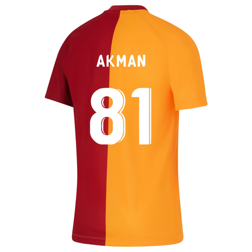 Pánské Hamza Akman #81 Oranžový Domů Hráčské Dresy 2023/24 Dres