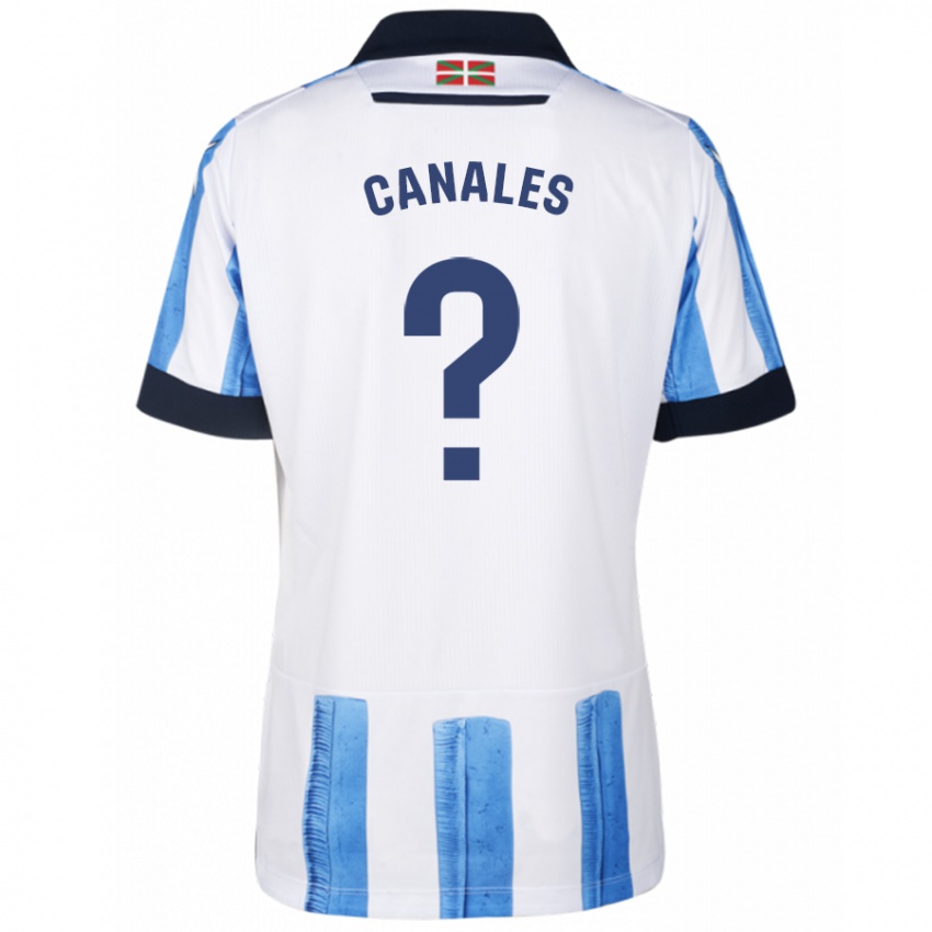 Pánské Cristian Canales #0 Modrá Bílá Domů Hráčské Dresy 2023/24 Dres