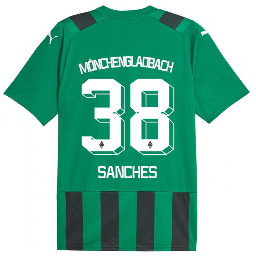 Pánské Yvandro Borges Sanches #38 Černá Zelená Daleko Hráčské Dresy 2023/24 Dres