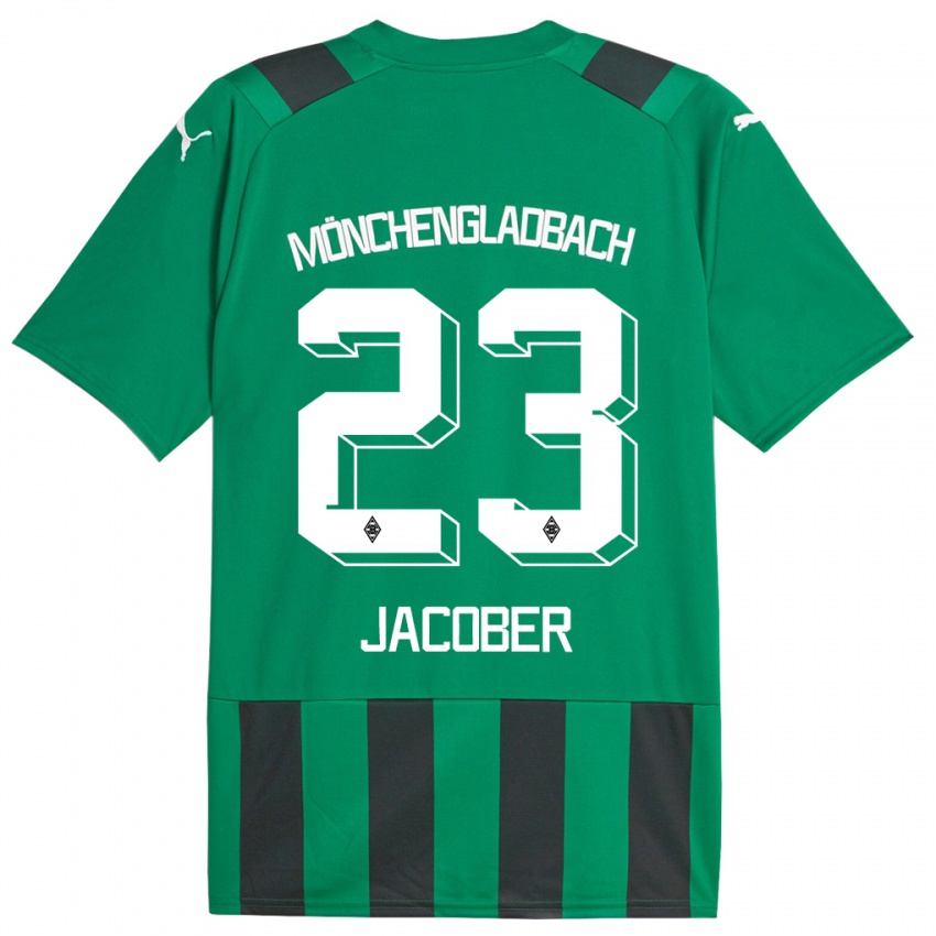 Pánské Magdalena Jacober #23 Černá Zelená Daleko Hráčské Dresy 2023/24 Dres