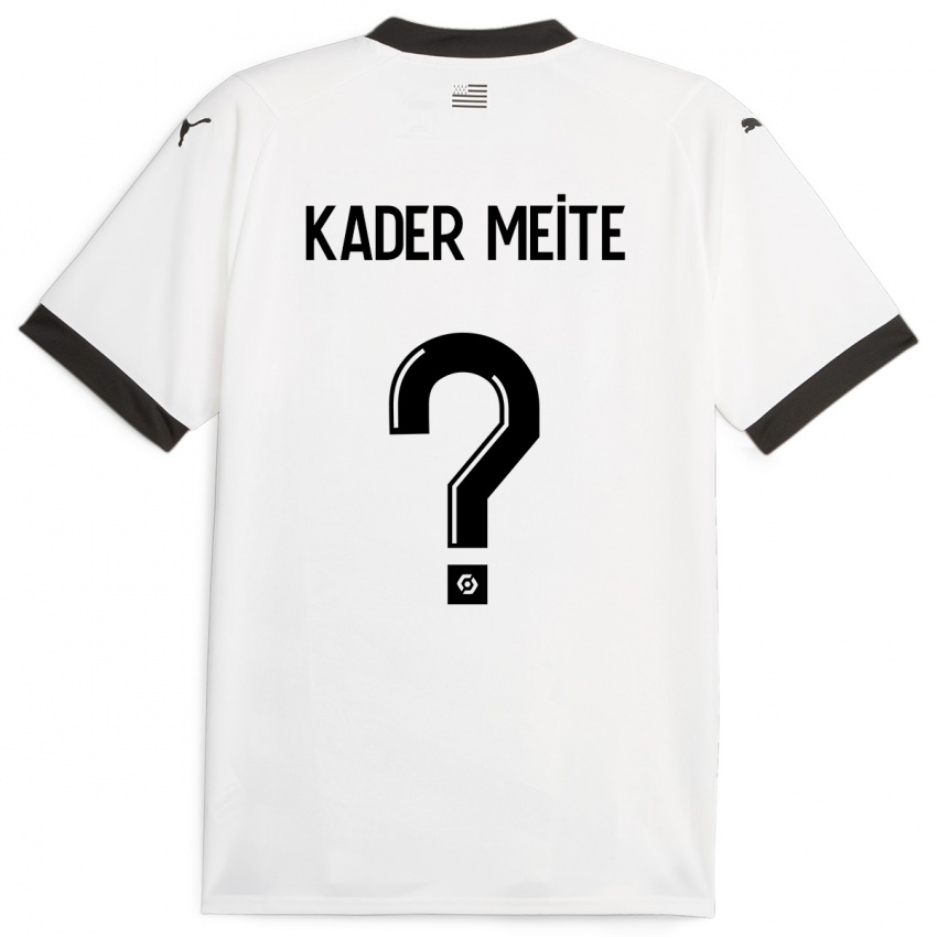 Pánské Mohamed Kader Meïté #0 Bílý Daleko Hráčské Dresy 2023/24 Dres