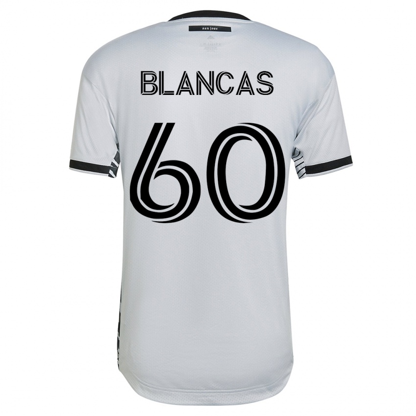Pánské Eduardo Blancas #60 Bílý Daleko Hráčské Dresy 2023/24 Dres
