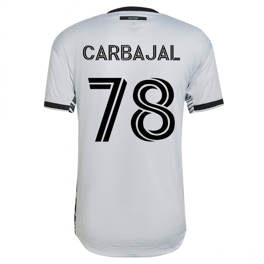 Pánské Sebastian Carbajal #78 Bílý Daleko Hráčské Dresy 2023/24 Dres