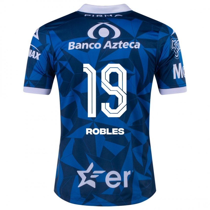 Pánské Ángel Robles #19 Modrý Daleko Hráčské Dresy 2023/24 Dres