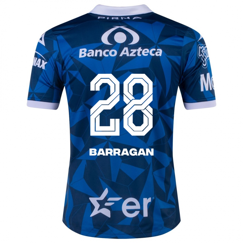 Pánské Martín Barragán #28 Modrý Daleko Hráčské Dresy 2023/24 Dres