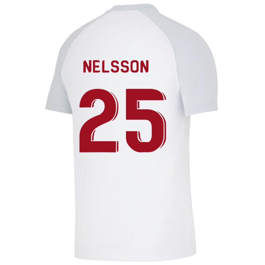 Pánské Victor Nelsson #25 Bílý Daleko Hráčské Dresy 2023/24 Dres