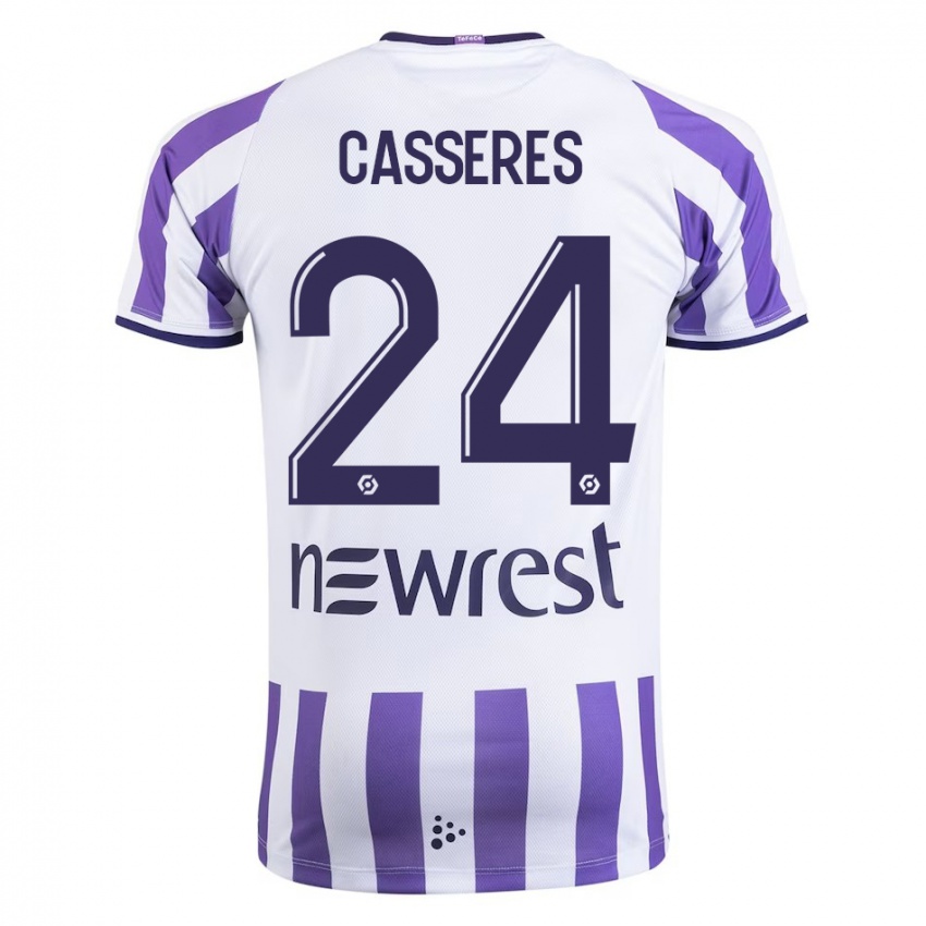 Dámské Cristian Cásseres Jr. #24 Bílý Domů Hráčské Dresy 2023/24 Dres