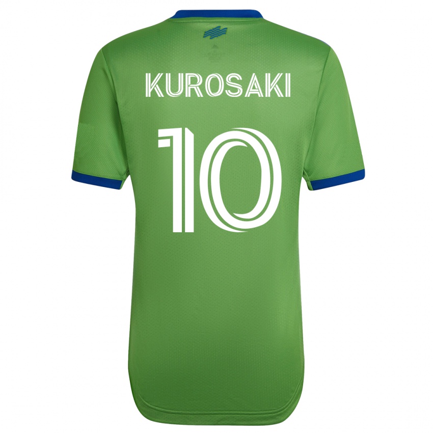 Dámské Yuuka Kurosaki #10 Zelená Domů Hráčské Dresy 2023/24 Dres
