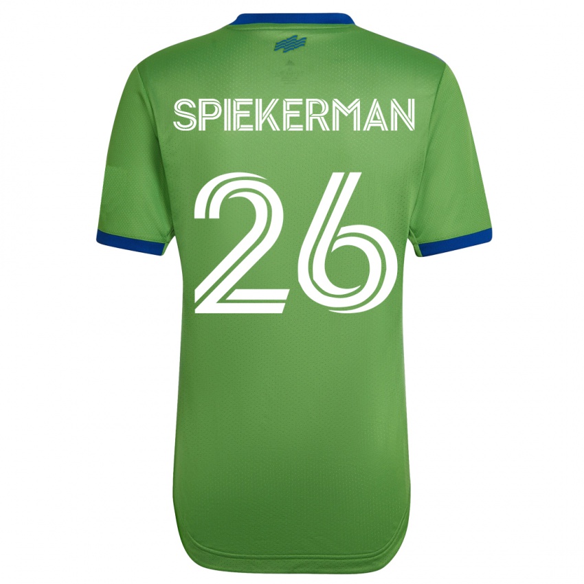 Dámské Stephanie Spiekerman #26 Zelená Domů Hráčské Dresy 2023/24 Dres