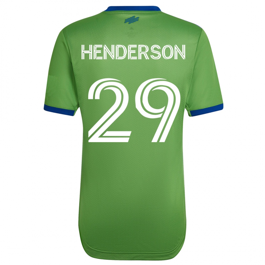 Dámské Anna Henderson #29 Zelená Domů Hráčské Dresy 2023/24 Dres