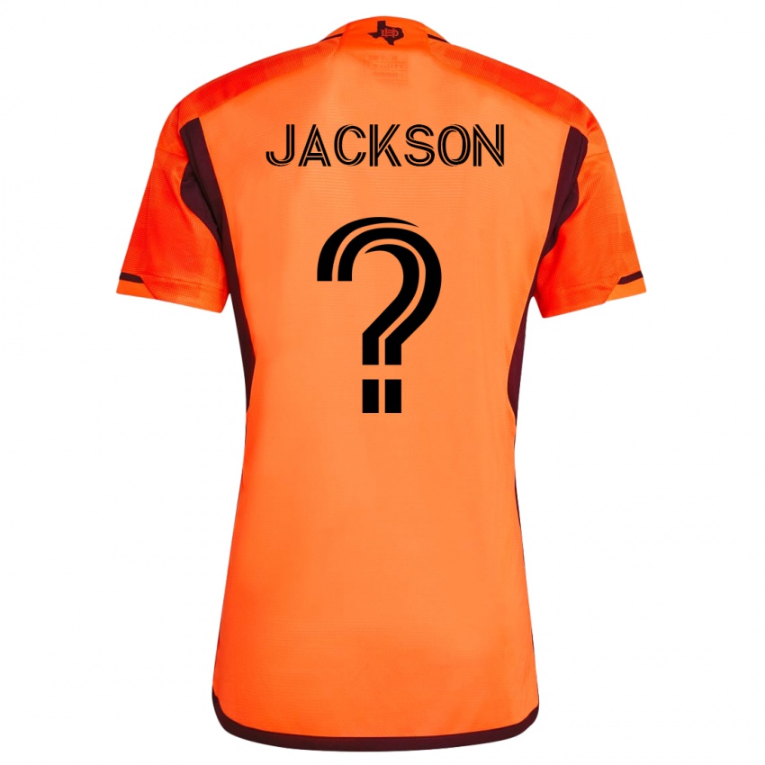 Dámské Parker Jackson #0 Oranžový Domů Hráčské Dresy 2023/24 Dres