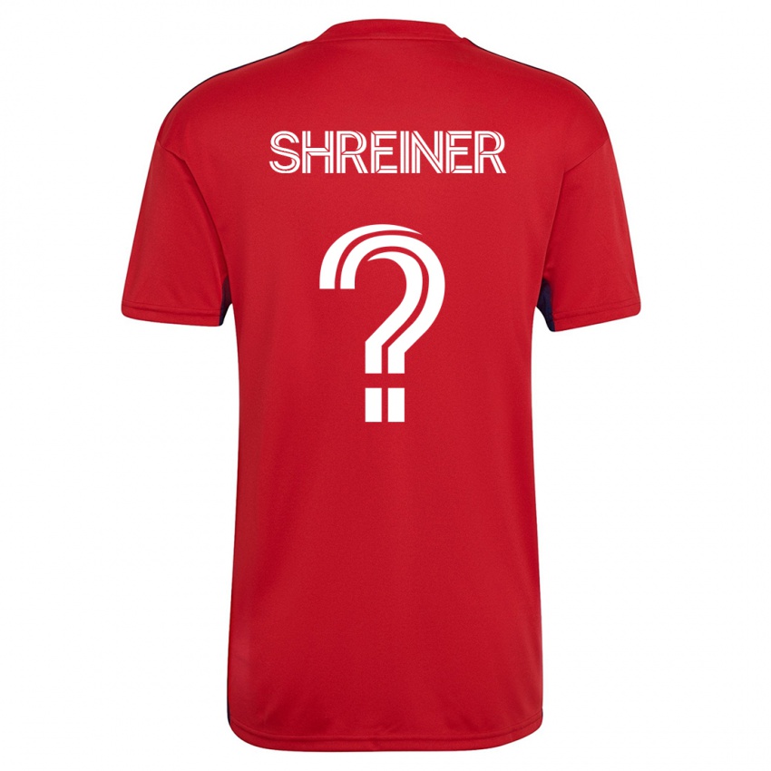 Dámské Luke Shreiner #0 Červené Domů Hráčské Dresy 2023/24 Dres
