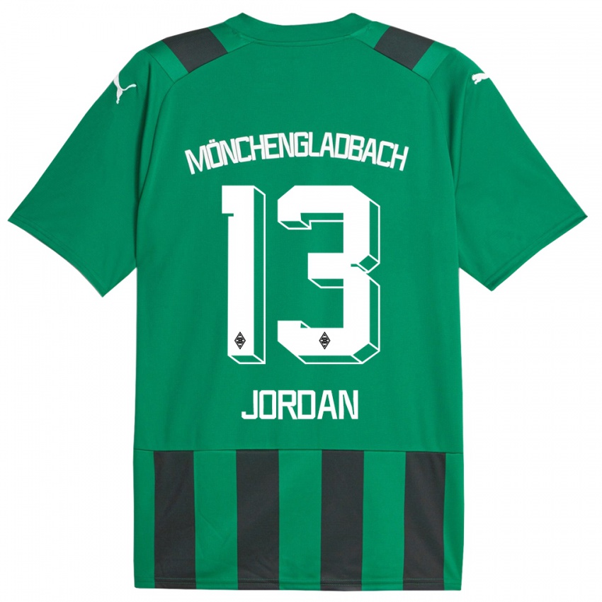 Dámské Jordan #13 Černá Zelená Daleko Hráčské Dresy 2023/24 Dres