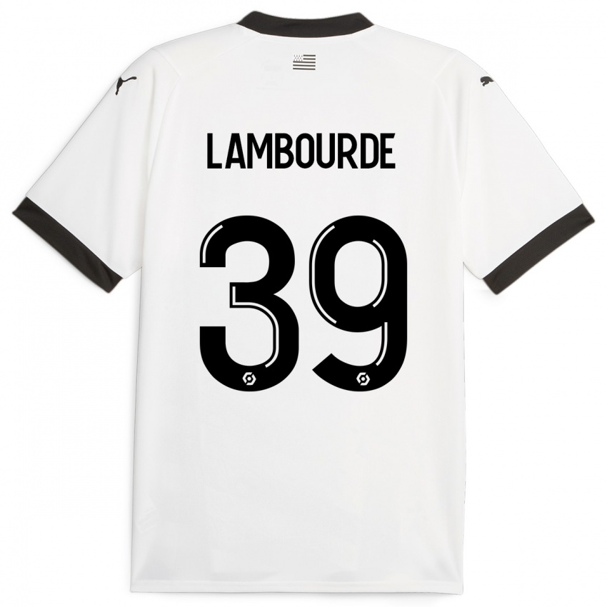 Dámské Mathis Lambourde #39 Bílý Daleko Hráčské Dresy 2023/24 Dres