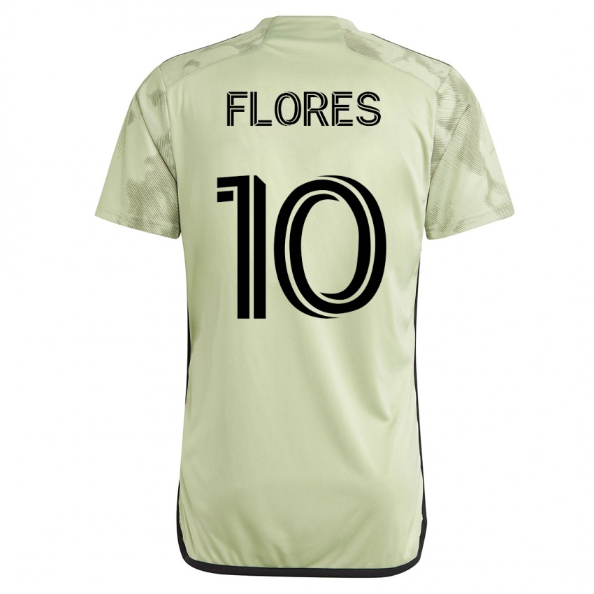 Dámské Leonardo Flores #10 Zelená Daleko Hráčské Dresy 2023/24 Dres