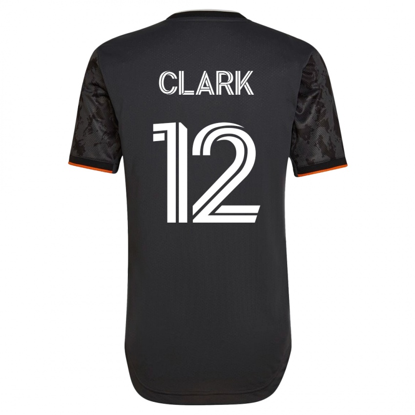 Dámské Steve Clark #12 Černá Daleko Hráčské Dresy 2023/24 Dres