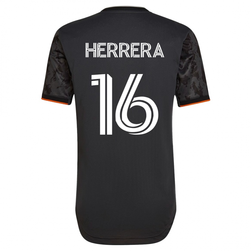 Dámské Hector Herrera #16 Černá Daleko Hráčské Dresy 2023/24 Dres