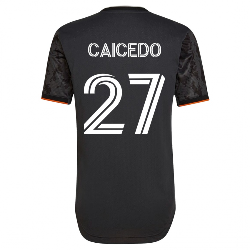 Dámské Luis Caicedo #27 Černá Daleko Hráčské Dresy 2023/24 Dres