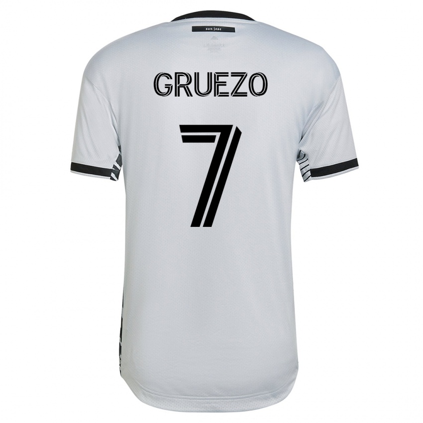 Dámské Carlos Gruezo #7 Bílý Daleko Hráčské Dresy 2023/24 Dres