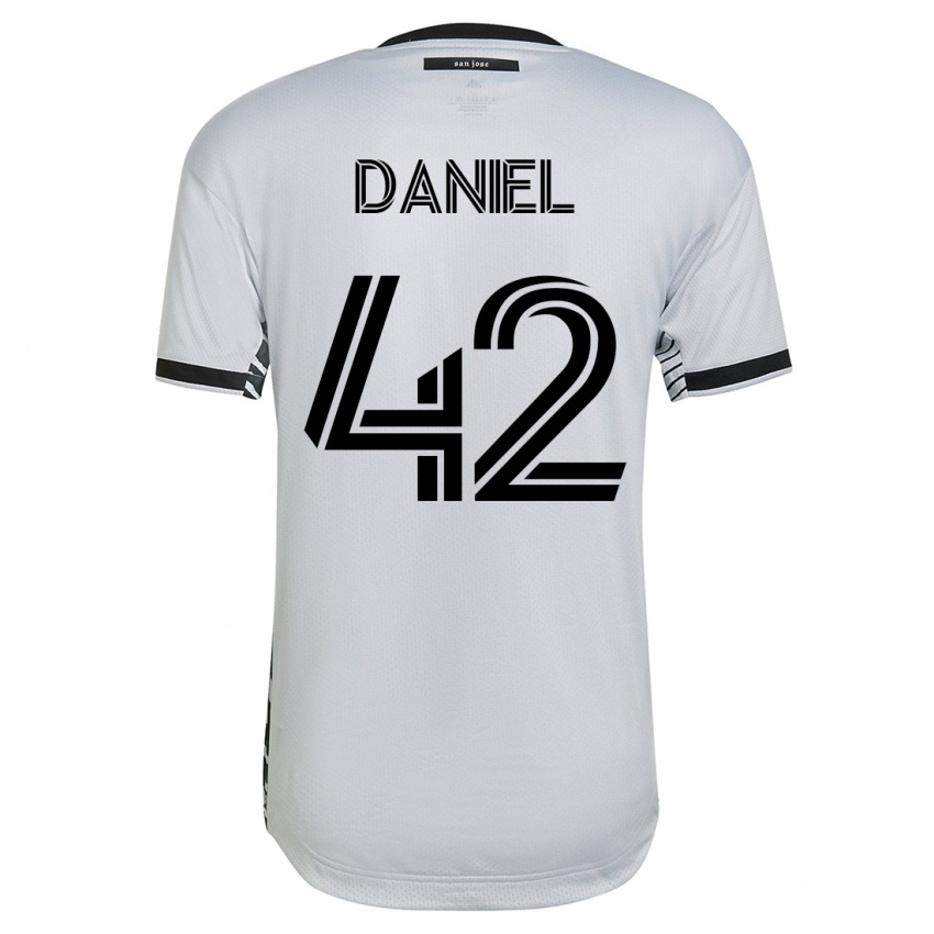 Dámské Daniel #42 Bílý Daleko Hráčské Dresy 2023/24 Dres