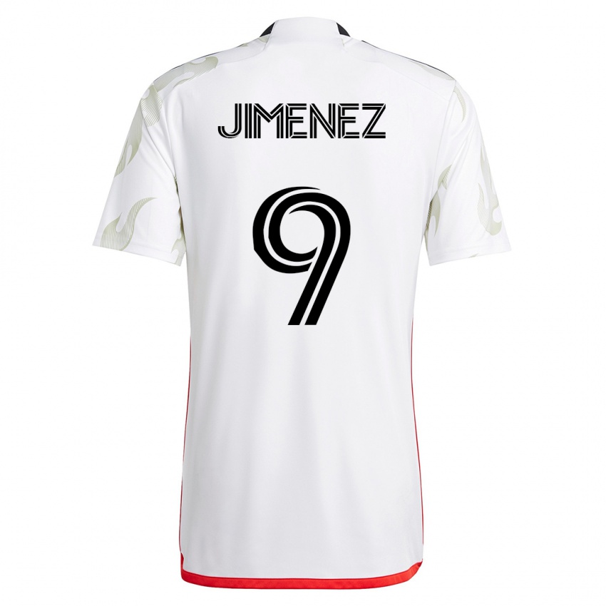 Dámské Jesús Jiménez #9 Bílý Daleko Hráčské Dresy 2023/24 Dres