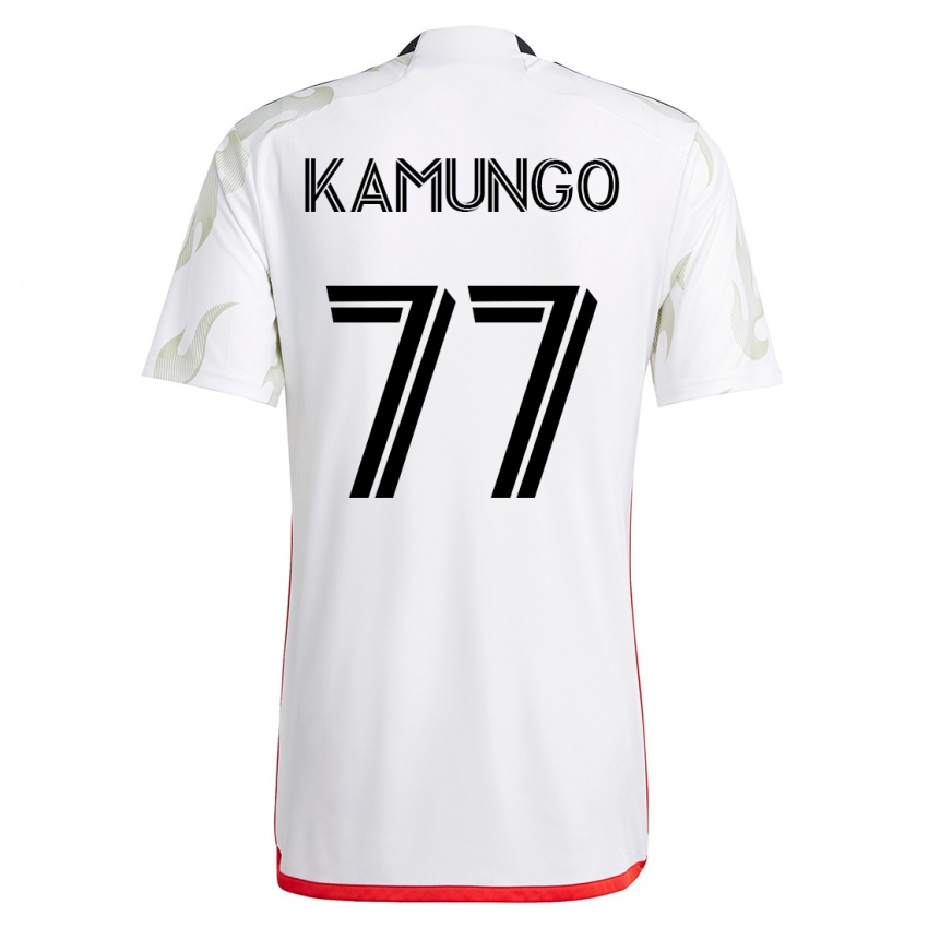 Dámské Bernard Kamungo #77 Bílý Daleko Hráčské Dresy 2023/24 Dres