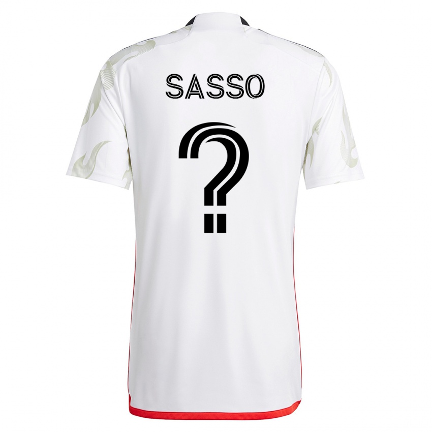 Dámské Gino Sasso #0 Bílý Daleko Hráčské Dresy 2023/24 Dres