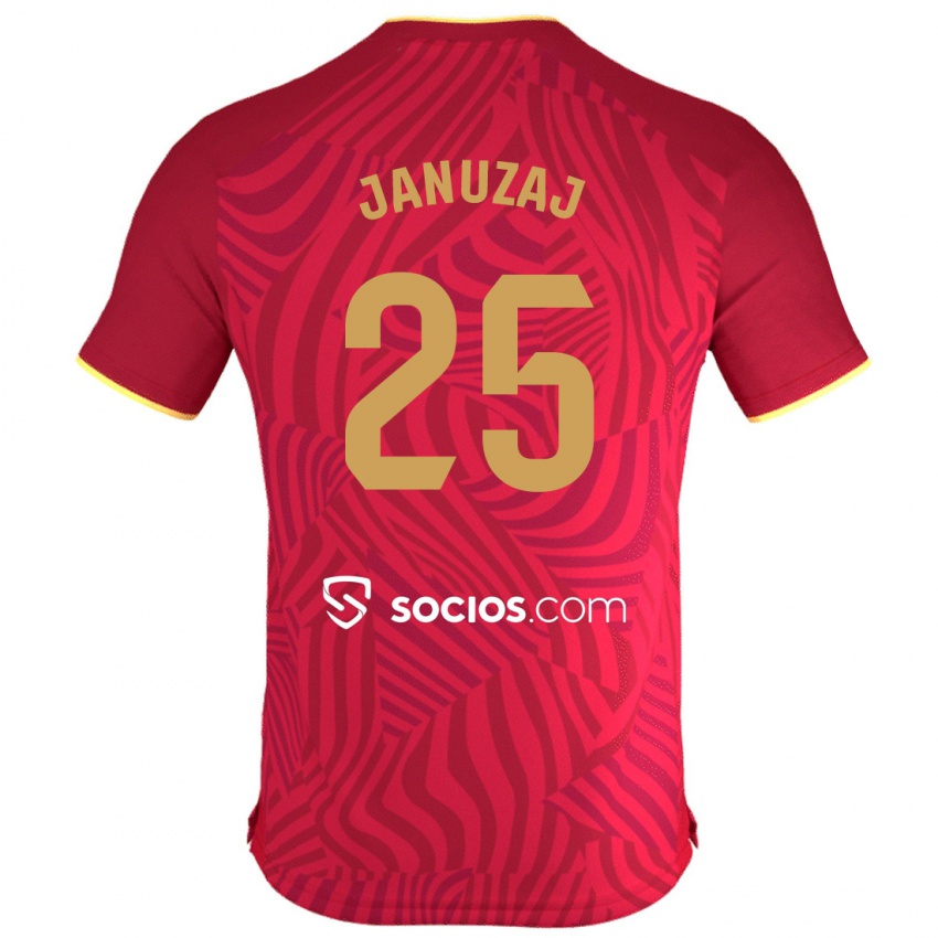 Dámské Adnan Januzaj #25 Červené Daleko Hráčské Dresy 2023/24 Dres