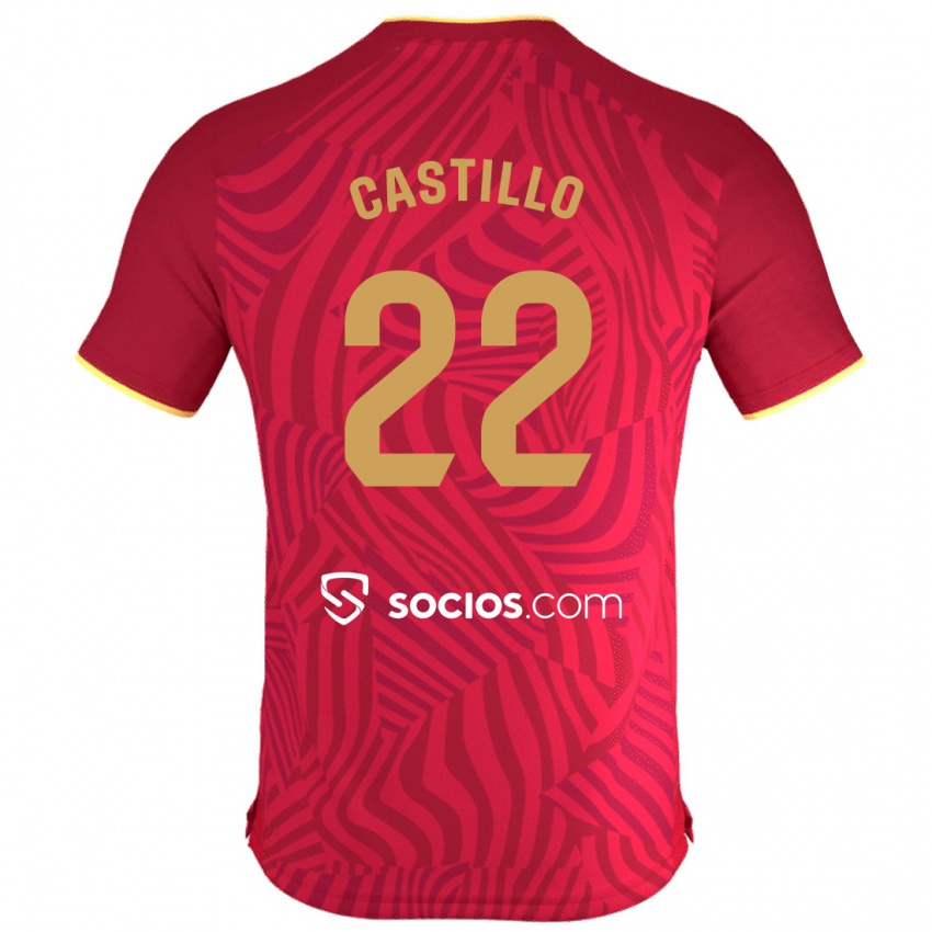 Dámské José Castillo #22 Červené Daleko Hráčské Dresy 2023/24 Dres